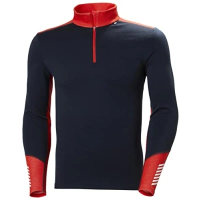 Image de Helly Hansen Pour des hommes Lifa Merino Midweight 1/2 Zip L Vert jaunâtre
