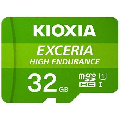 Image de Kioxia Exceria LMHE1G256GG2 Carte mémoire Flash Haute Endurance U3 V30 C10 A1 Lecture 100 Mo/s Écriture 85 256 Go
