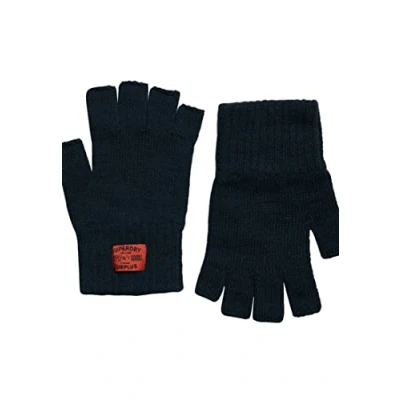 Image de Superdry Gants tricotés, Bleu Marine (Eclipse Navy), S M Femme