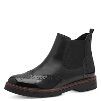 Image de s.Oliver Tiefelette Boots à talons, Femme, Taille: 39, Black Matière synthétique