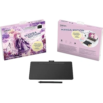 Image de Wacom Intuos S tablette graphique Noir 2540 lpi 152 x 95 mm USB/Bluetooth Neuf