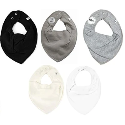 Image de Pippi made with love Solid 5PACK Bavoir pour enfants, Taille: One Size, White