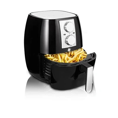 Image de NK Friteuse mécanique sans huile 4,5L à air chaud XL, Facile utiliser, 6 Programmes, 1500W, Température Réglable jusqu&#039;à 200ºC (Livre de Recettes ESP/EN) Lavable au lave vaisselle