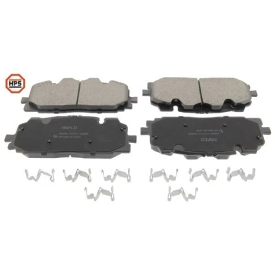 Image de MAPCO 6998HPS Jeu de plaquettes frein Essieu avant préparé pour indicateur d&#039;usure, contact signal d&#039;usure exclu avec accessoires AUDI: Q5, Q7