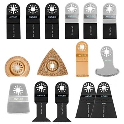 Image de Antler AB15CBB Lames de scie Combo B Accessoires pour outils oscillants multifonctions (lot 15)