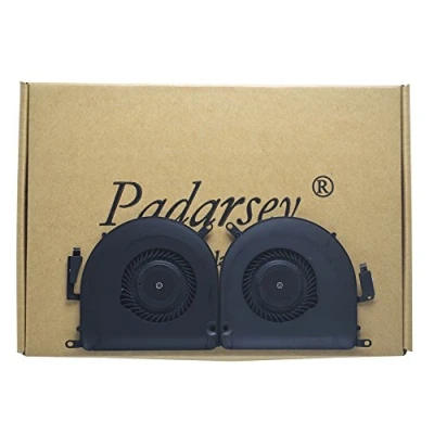 Image de Padarsey Lot de Ventilateur processeur Gauche et à Droite Rechange pour Apple MacBook Pro 38,1 cm A1398 2013 2014 2015 Série, Compatible Nombre Partie Kdb06105hca03ael Kd06105hca04aem