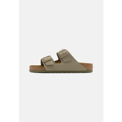 Image de Birkenstock Arizona BF Regular Unisex Mules, Taille: 40, Faded khaki Imitation cuir haute qualité