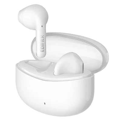 Image de Edifier X2s Ecouteurs Bluetooth sans Fil, Écouteurs Intra Auriculaires Fil 5.3, Pilotes Dynamiques de 13 mm, Suppression du Bruit Ambiant AI, IP54 Étanche Oreillette Blanc