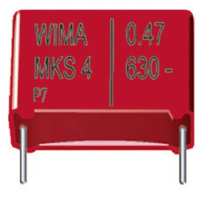 Image de WIMA MKS 4 2,2uF 10% 1000V RM 37,5 1 pc(s) Condensateurs à Film Sortie Radiale 2.2 µF 1000 V/DC 37.5 mm (L x l