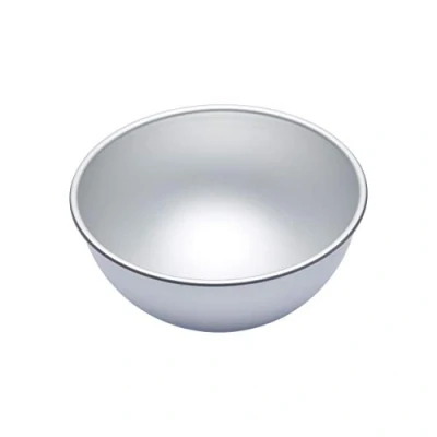 Image de Moule À Gâteaux Hémisphérique MasterClass 20 cm, En Aluminium Anodisé Argenté, Léger Et Résistant, Pour La Cuisson De Forme Demi Sphère, 8 Pouces