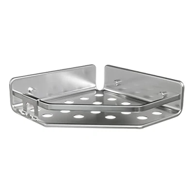 Image de TATAY Panier de Douche d&#039;angle la Collection Serenity, en Aluminium, Couleur Chromé, Dimensions 20 x 5.5 cm