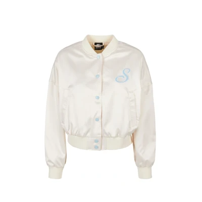 Image de Starter Blouson Bomber, Femme, Taille: Large, Palewhite