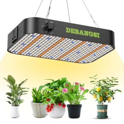 Image de Lampe Pour plantes 1000W, LED à intensité variable spectre complet avec fonction Dasiy Chain IR &amp; UV, la Culture en serre et les d&#039;intérieur Légumes florale
