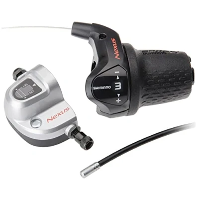 Image de Shimano Poignée tournante Nexus Unisexe pour Adulte, argentée, Noire, Taille Unique