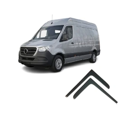Image de AC WOW Lot de 2 déflecteurs d&#039;air compatibles avec Sprinter W907, W910 2018 2019 2020 2021 2022 2023 2024 2025 Protection Pluie et Neige
