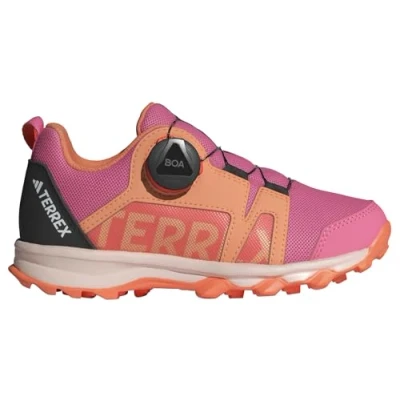 Image de adidas Mixte Terrex Agravic BOA Trail Running Shoes, Pink Fusion/Putty Mauve/Core Black, 38 EU