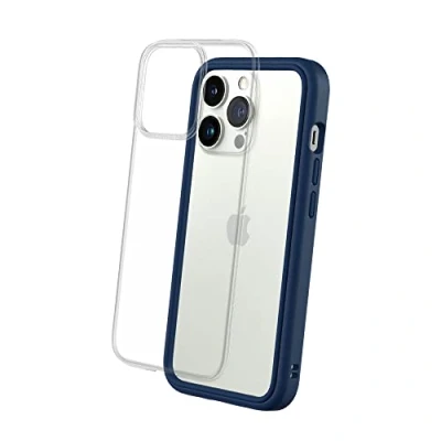 Image de RhinoShield Coque Compatible avec [iPhone 13 Pro] Mod NX Protection Fine Personnalisable Technologie Absorption des Chocs [sans BPA] Bleu Marine
