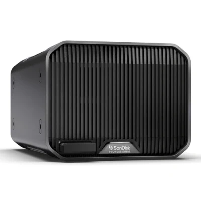 Image de SanDisk Professional 12TB G Raid Mirror Disque pour Ordinateur de Bureau Classe Entreprise Thunderbolt 3 (40Gbps) jusqu&#039;à 260 MB/s Ultrastar 7 200 Tours/Minute à l&#039;intérieur