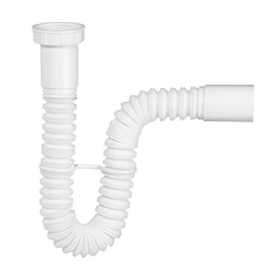 Image de Wirquin SP1101 Siphon d&#039;évier extensible ⌀40 mm, blanc