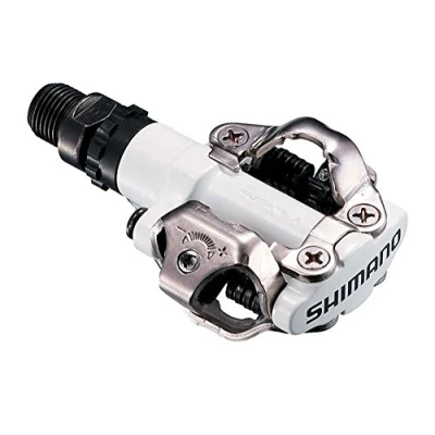 Image de Shimano Pedal M520 SPD Blanco Con Calas SM SH51 Taille Unique