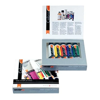 Image de Cobra Unbekannt Artist 40ml Oil Paint Set 5/Pkg Starter