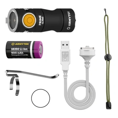 Image de Armytek Prime C1 Pro Lampe LED magnétique USB Blanc froid 1000 lm