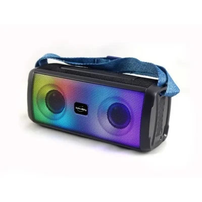 Image de Enceinte lumineuse Bluetooth INOVALLEY HP345 B 10W LEDs V5.3 micro TWS FM USB 2.0 SD AUX IN Neuf