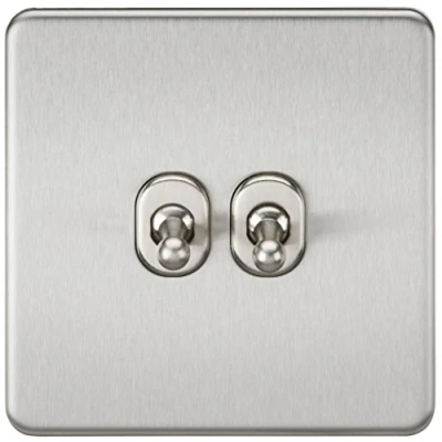 Image de Knightsbridge Interrupteur 2 voies sans vis 10 A