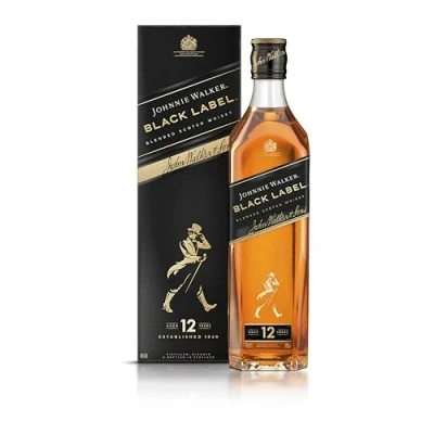 Image de Whisky Blended Johnnie Walker Black Label 12 ans Royaume Uni, 40% vol. 70 cl