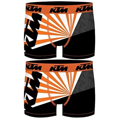 Image de KTM Pk1607 z Taille XXL: Set 2 Boxer Microfibre (92% Polyester 8% élasthanne) Multicolore, Pack De 02 Pk1607, Homme