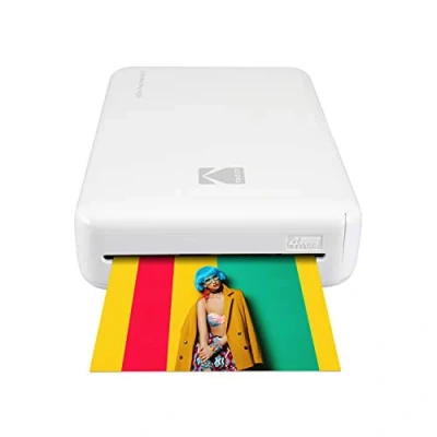 Image de Kodak Mini 2 HD Wireless Mobile Instant Photo Printer with 4Pass Patented Printing Technology, Compatible iOS and Android Devices White