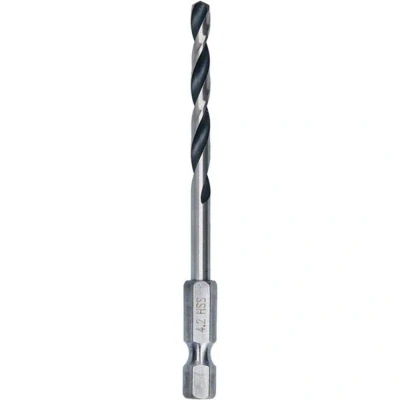 Image de Bosch Professional 1x Foret hexagonal HSS PointTeQ (pour métaux, Ø : 4,2 mm, longueur totale 83 emmanchement de ¼&quot;, accessoires pour visseuse à percussion et perceuse visseuse)