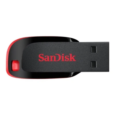 Image de SanDisk Cruzer Blade lecteur USB flash 128 Go Type A 2.0 Noir, Rouge