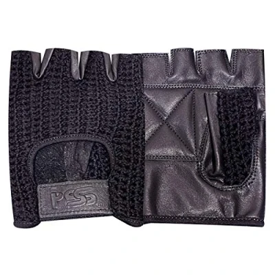 Image de De course Cyclisme Demi Doigt / Complet Cuir Net Gant Gym Entraînement Bus Conduite Son anti dérapant H.F.Black noir, Medium