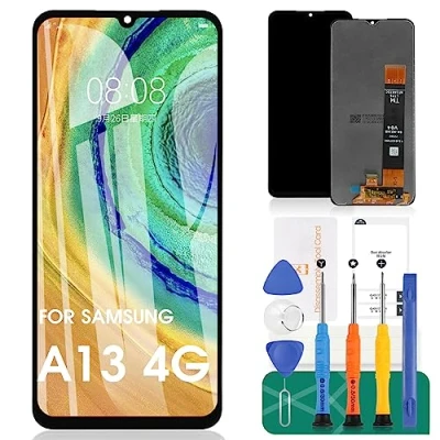 Image de pour Samsung Galaxy A13 4G LCD Affichage Écran de Remplacement Tactile A137 A135 Digitizer sans Cadre (Noir)