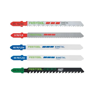 Image de Jeu de lames scie sauteuse FESTOOL STS Sort/21 pièces P/M/B 578072