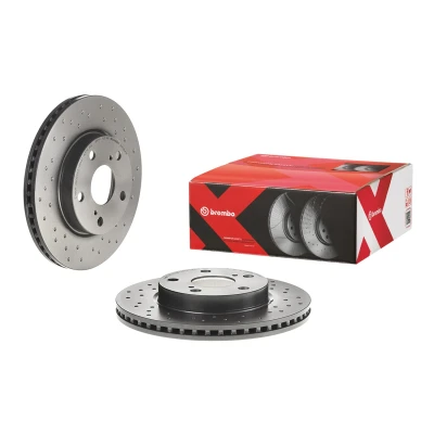 Image de BREMBO 09.A864.1X Disque de frein 275 22 5 percé/revêtement int. revêtu à haute teneur en carbone TOYOTA: Auris portes, Corolla X Berline