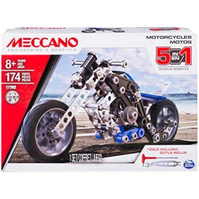 Image de Moto 5 Modeles Meccano