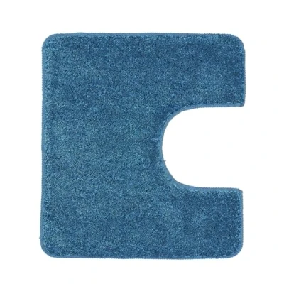 Image de Kleine Wolke 4071754130 Seattle Tapis de bain WC Polyester Glace Bleu 55 x 50 2 cm