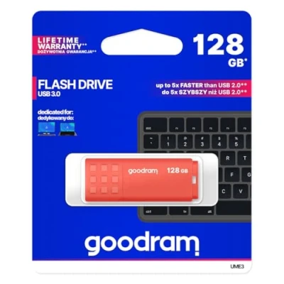 Image de Goodram UME3 Lecteur USB Flash 128 Go Type A 3.2 Gen 1 (3.1 1) Orange