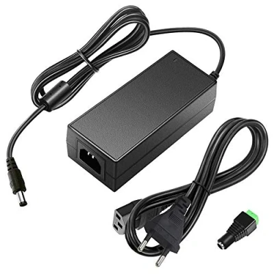 Image de SHNITPWR Bloc d&#039;alimentation 24V 3A 72W LED Transformateur Alimentation AC 100V 240V à DC de tension 5,5x2,5mm pour bande lumière caméra surveillance écran d&#039;ordinateur