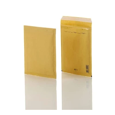 Image de Bong GmbH 12218 Lot de 100 enveloppes rembourrées AirPro 5 en papier Kraft 80 g/m² et polyéthylène avec fermeture par bande adhésive pour envoi avion (Marron) (Import Allemagne)
