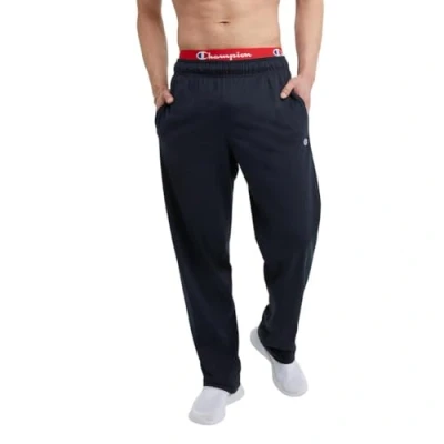 Image de Champion Authentic Men&#039;s Open Bottom Jersey Pants XL Blue