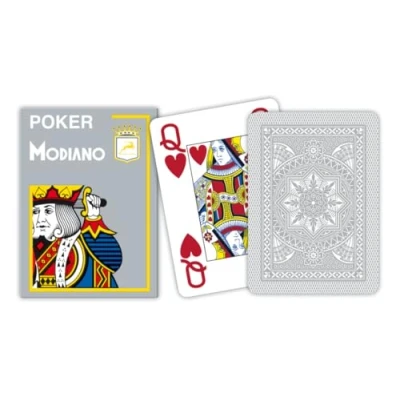 Image de Modiano Cartes de Poker, 3004882, Gris