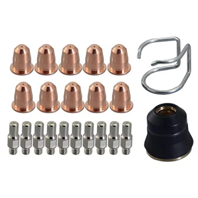 Image de RIVERWELD PR0110 Electrode Plasma PD0116 08 Buse Φ0.8 et PC0116 Pour S45 Torche,22PK