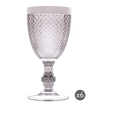 Image de Excelsa Brunch Time Set Calice 6 pièces Linea Diamond 39 cl Argent