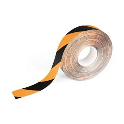 Image de Durable 1726130 Duraline Strong Ruban de Marquage au Sol Adhésif et Antidérapant Longueur 30m Largeur 50mm Jaune/Noir 1 rouleau