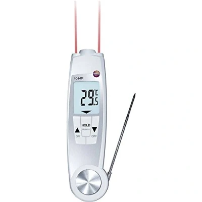 Image de Testo 0560 1040 Thermomètre 2 en 1 de pénétration repliable avec mesure infrarouge
