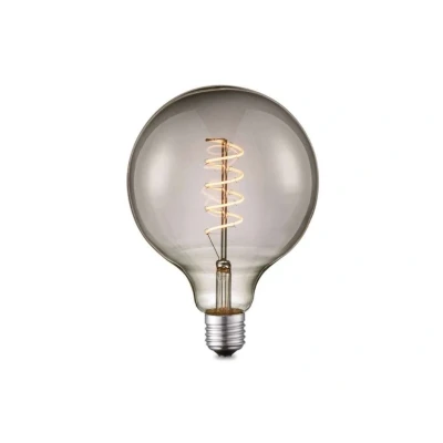 Image de Lucande Ampoule LED E27 G125 4 W fumé 1.800 K intensité variable