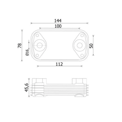 Image de MAHLE ORIGINAL CLC 320 000S Radiateur d&#039;Huile sans joint d&#039;étanchéite PEUGEOT: Boxer Van, Minibus, Сamion à Plateau/Сhâssis